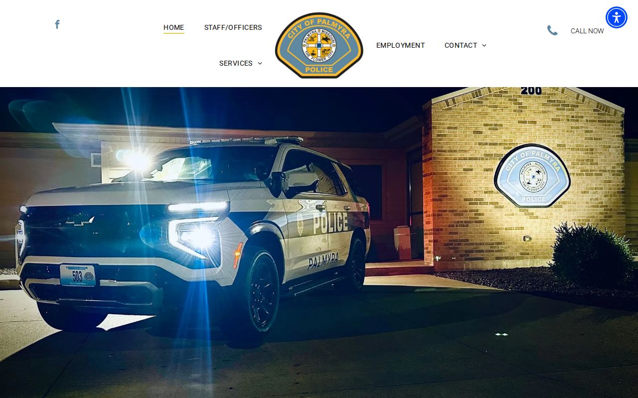 Palmyra criminal history and Police Department records page